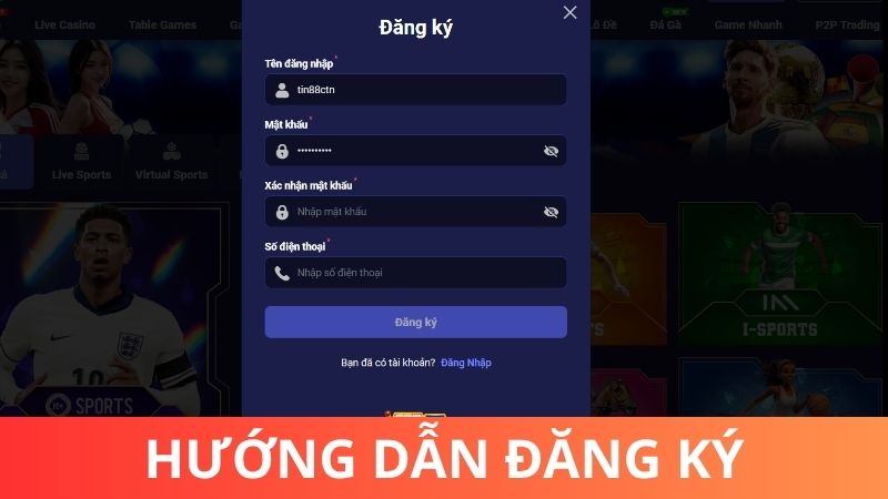 Làm sao đăng ký Tin88 cho người mới?