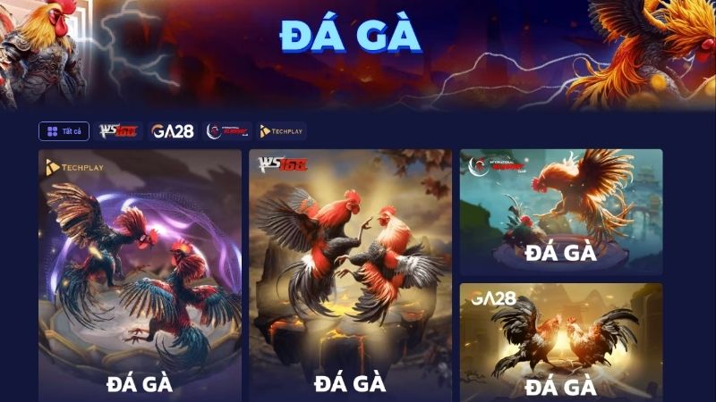 Review kho game Tin88 - Sảnh Đá Gà