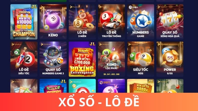 Xổ số - lô đề tại Tin88